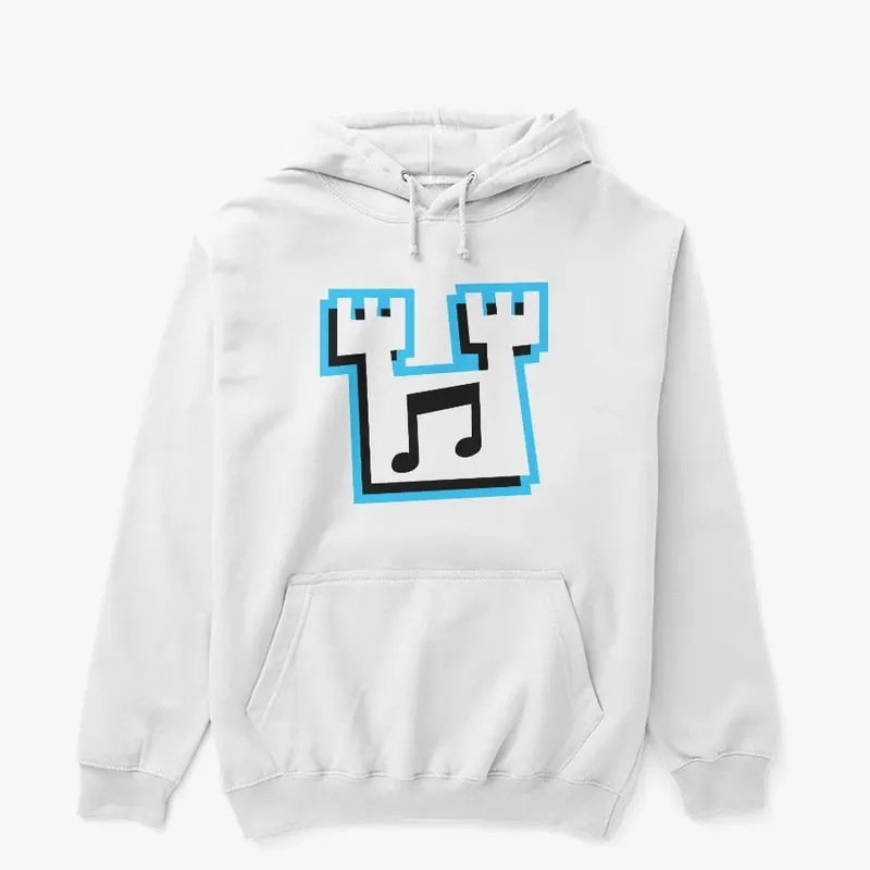 White 4EFB Logo Hoodie